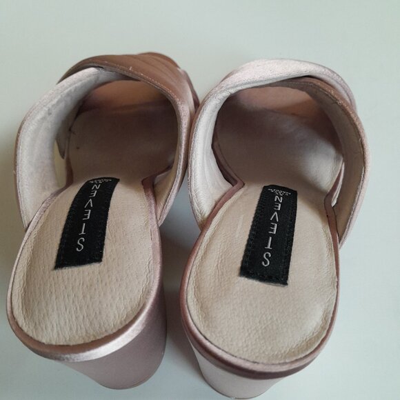 Steven by Steve Madden Zada Satin Mule Size 7 Color Brown - Picture 7 of 14